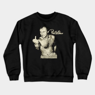 Funny Phil Collins Fan Art Cream Crewneck Sweatshirt